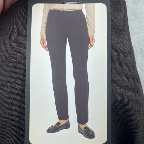 Banana Republic Womens Brown Ponte Pants Size L  a1596 - Picture 5 of 7